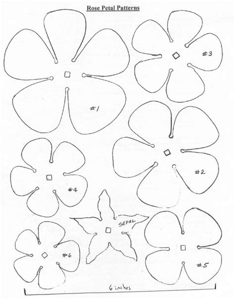 sheet metal flower patterns|metal rose template pdf.